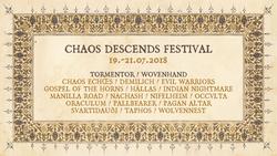 Chaos Descends festival 2018