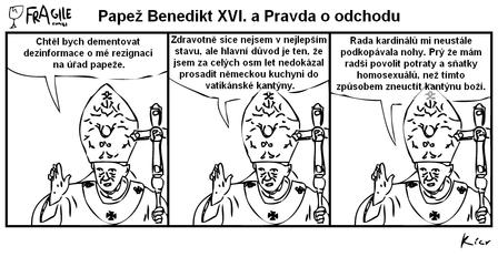 Papež Benedikt XVI. a Pravda o odchodu