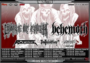 Cradle of Filth / Behemoth - tour 2014