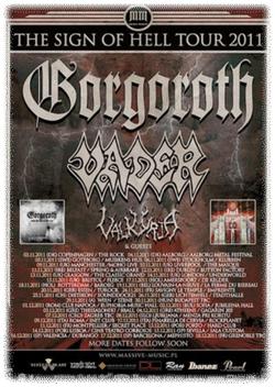 Gorgoroth, Vader - tour poster