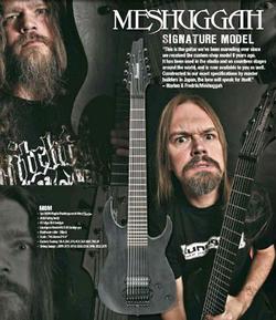 Meshuggah - Ibanez M8M Meshuggah signature model